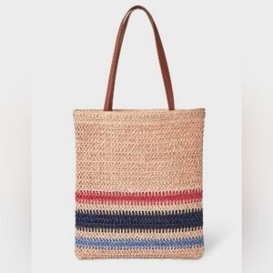 Universal Thread Stylish Multicolor Tote Bag Beach Tote